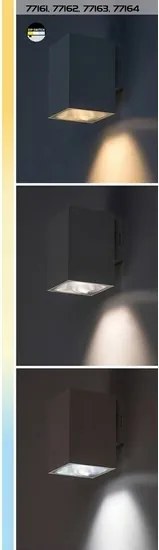 Rabalux 77161 zewnętrzna lampa ścienna LED Urfa, 9 W, IP65, biały, 11,5 cm