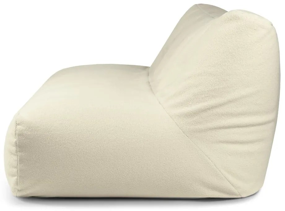 Brązowy worek do siedzenia z materiału bouclé Sofa Tube 190 – SLOWDOWN