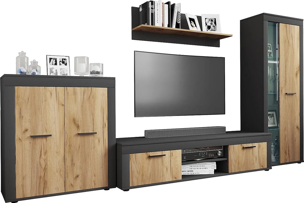 4 szt. Szafka Zestaw Ścienny Mieszkaniowy Usilo XL