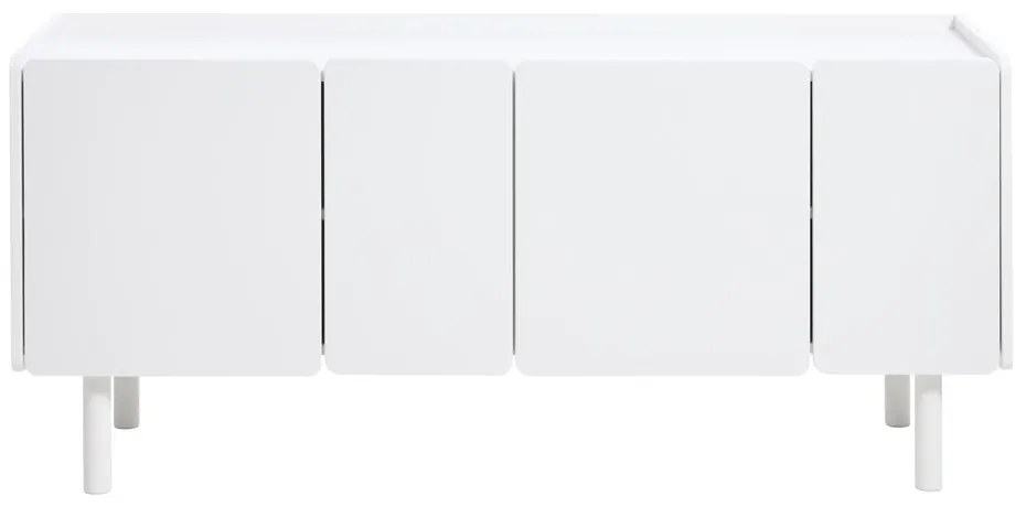Biała komoda 160x70x45 cm Bera – Unique Furniture