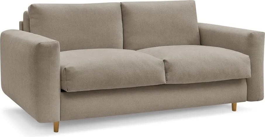 Szarobrązowa sofa do spania/rozkładana 220 cm Cocoone – Bobochic Paris