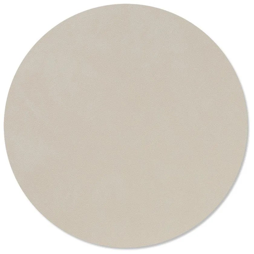 Mata stołowa ze skóry ekologicznej ø 30 cm Circle M Nupo – LIND DNA