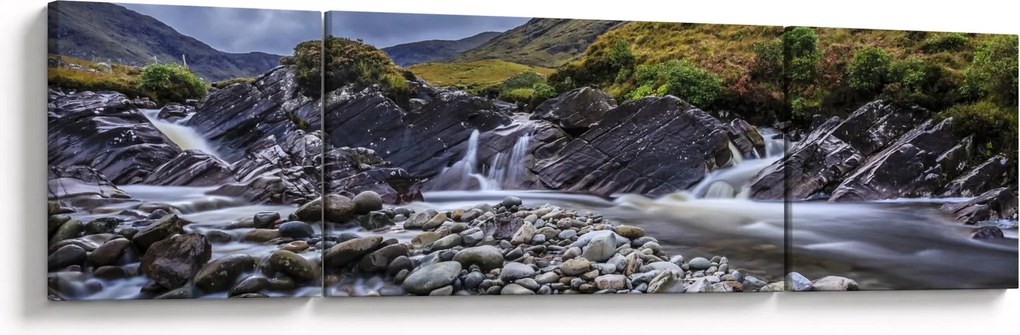 Obraz płynącej wody (170x50 cm)