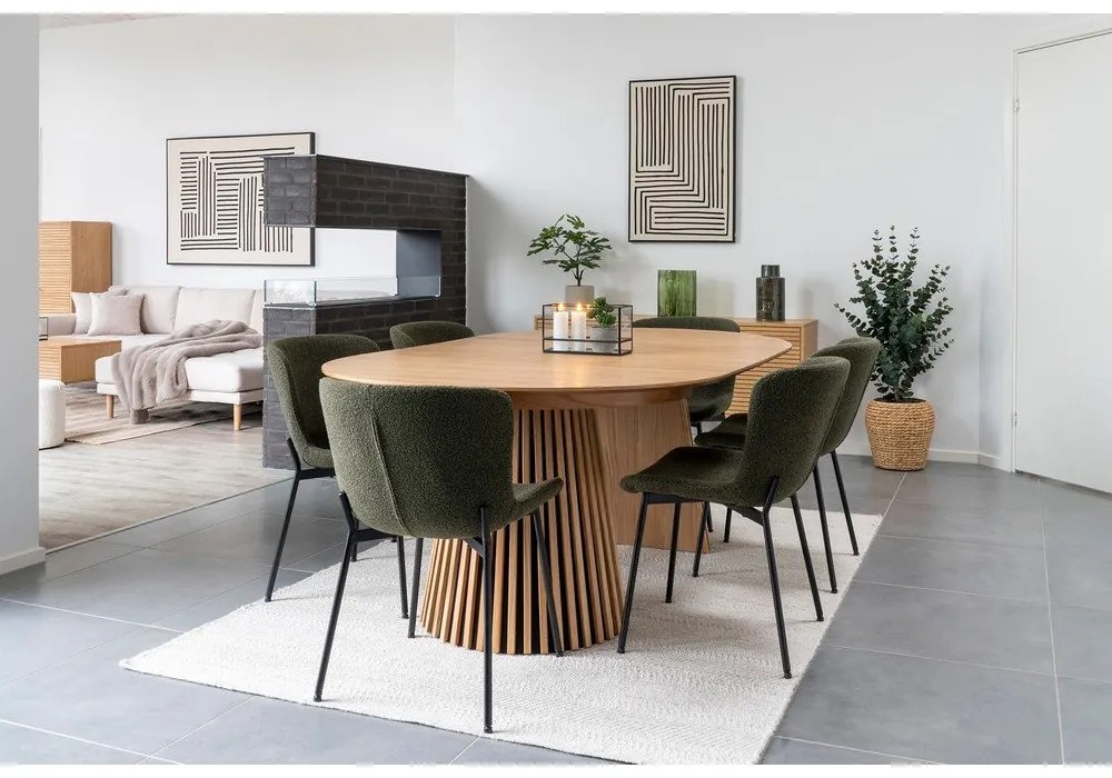 Ciemnozielone krzesła zestaw 2 szt. Maceda – House Nordic