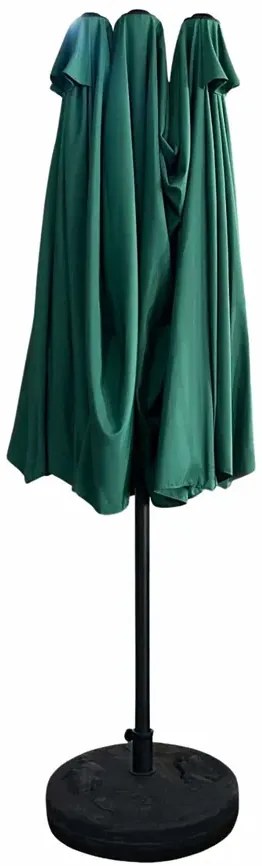 Ciemnozielony parasol do ogrodu - Berlog