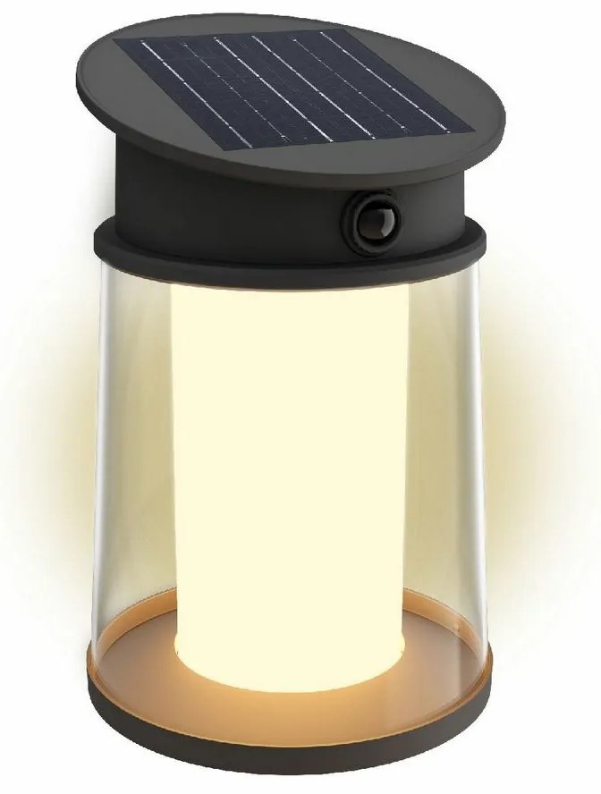 Philips Juda UltraEfficient solarna oprawa LED zczujnikiem, czarna, 3,2 W, 500 lm, 2700 K