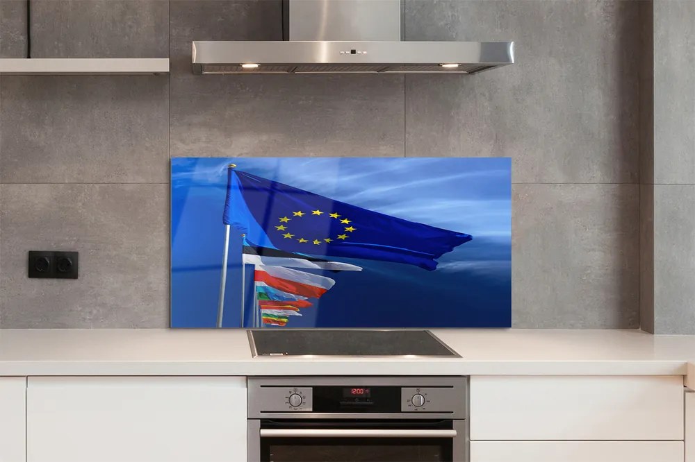 Szklany Panel Różnorodne Barwy Narodowe