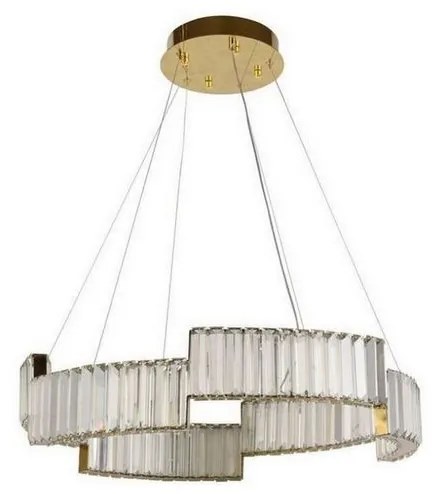 LED 40W 230V lampa sufitowa ściemnialna na linkę 3000-6500K złota + DO