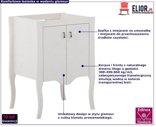 Szafka stojąca z umywalką Z3-K95