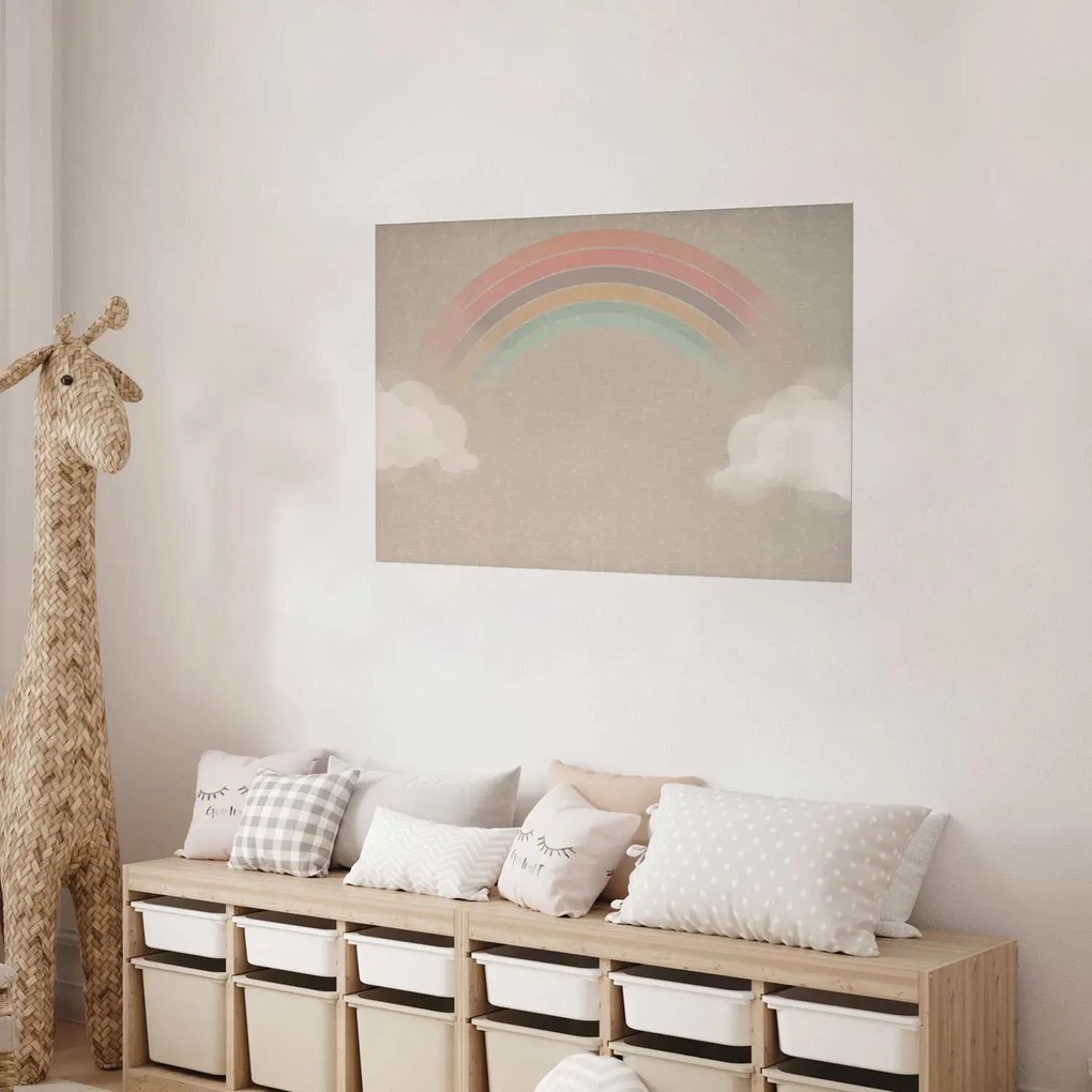 Plakat Tęcza w deszczu 60x40 cm bez ramy bez marginesu ARTGEIST B