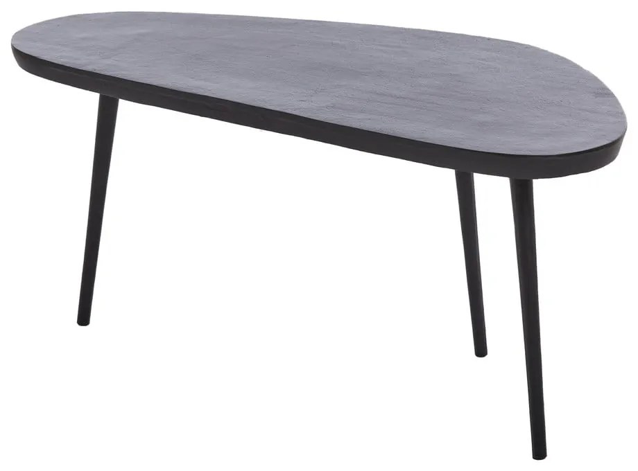 Czarny metalowy stolik 42x87 cm Puno – Light & Living