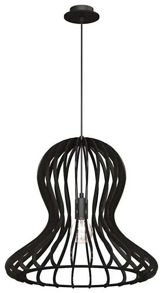 Amplex 5020 - Żyrandol na lince OCTO 1xE27/20W/230V czarny