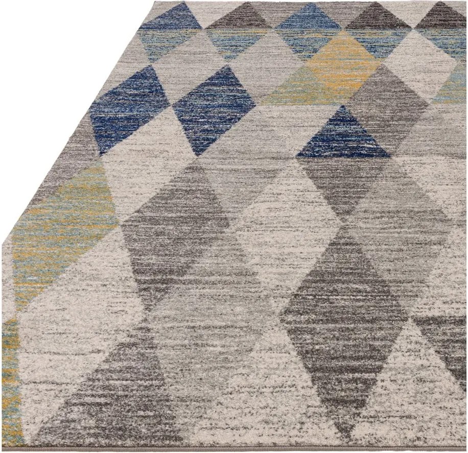 Niebieski dywan 200x290 cm Muse Harlequin Blue – Asiatic Carpets