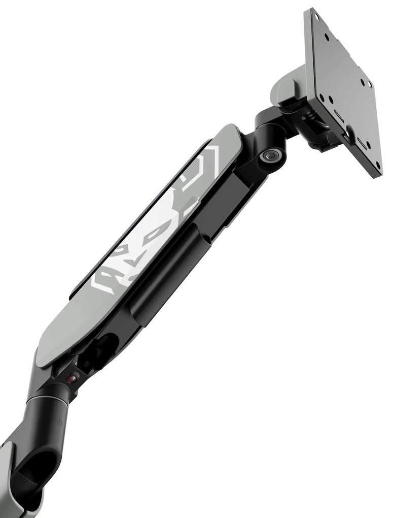 Uchwyt na monitor 49 cali, szaro-czarny LED RGB X-ARM