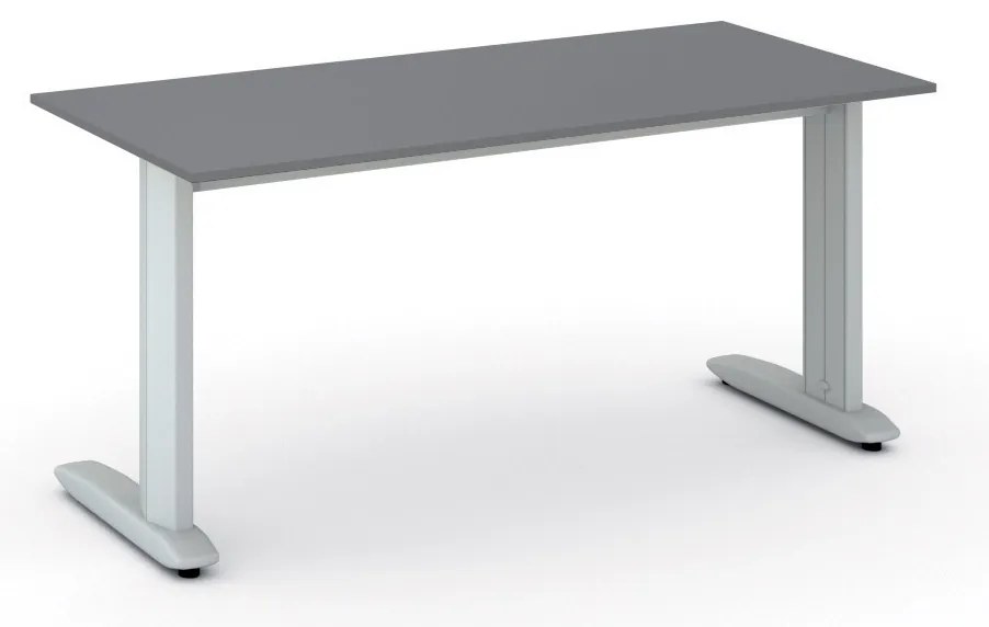 Biurko PRIMO FLEXIBLE, 160x80 cm, grafit