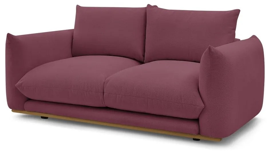 Bordowa sofa 193 cm Ernest – Bobochic Paris