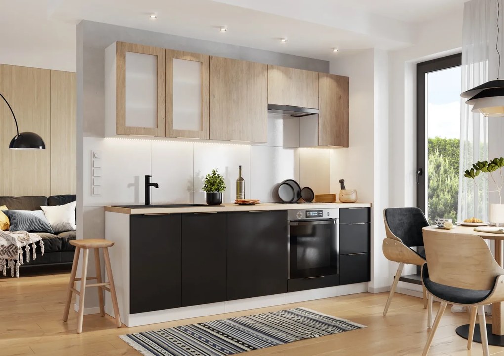 Szafka kuchenna stojąca 60 DENIS D60 S/3 dąb London STOLKAR