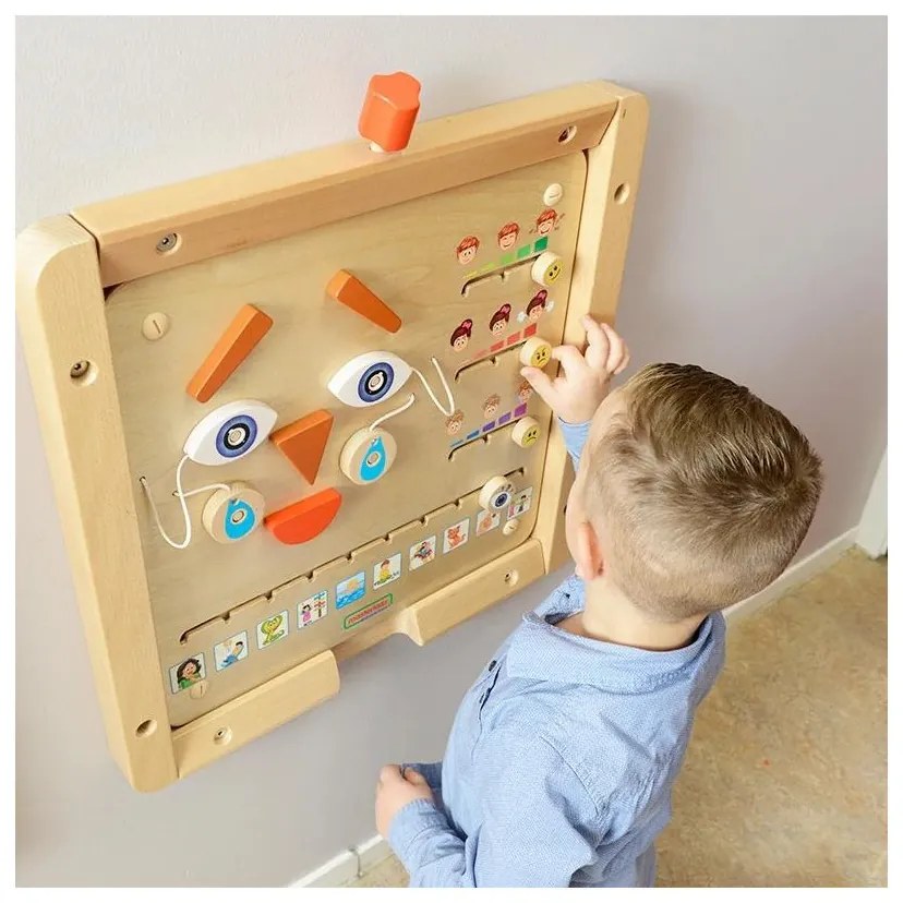 Masterkidz tablica edukacyjna jak się czujesz? nauka emocji montessori