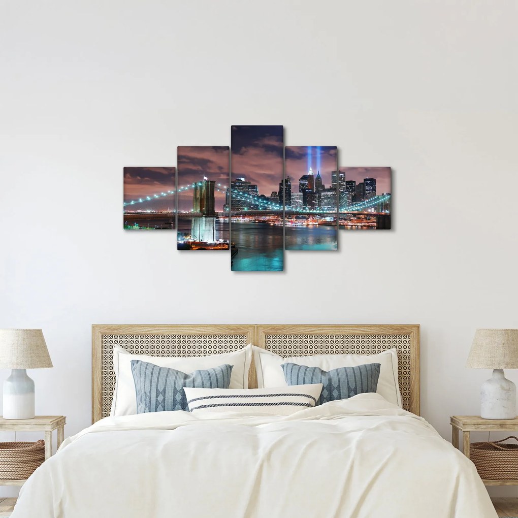 Obraz - Nowy Jork, Manhattan (125x70 cm)