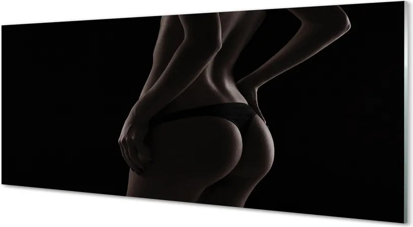 Panel szklany do Kuchni Zarys Kobiecego Ciała