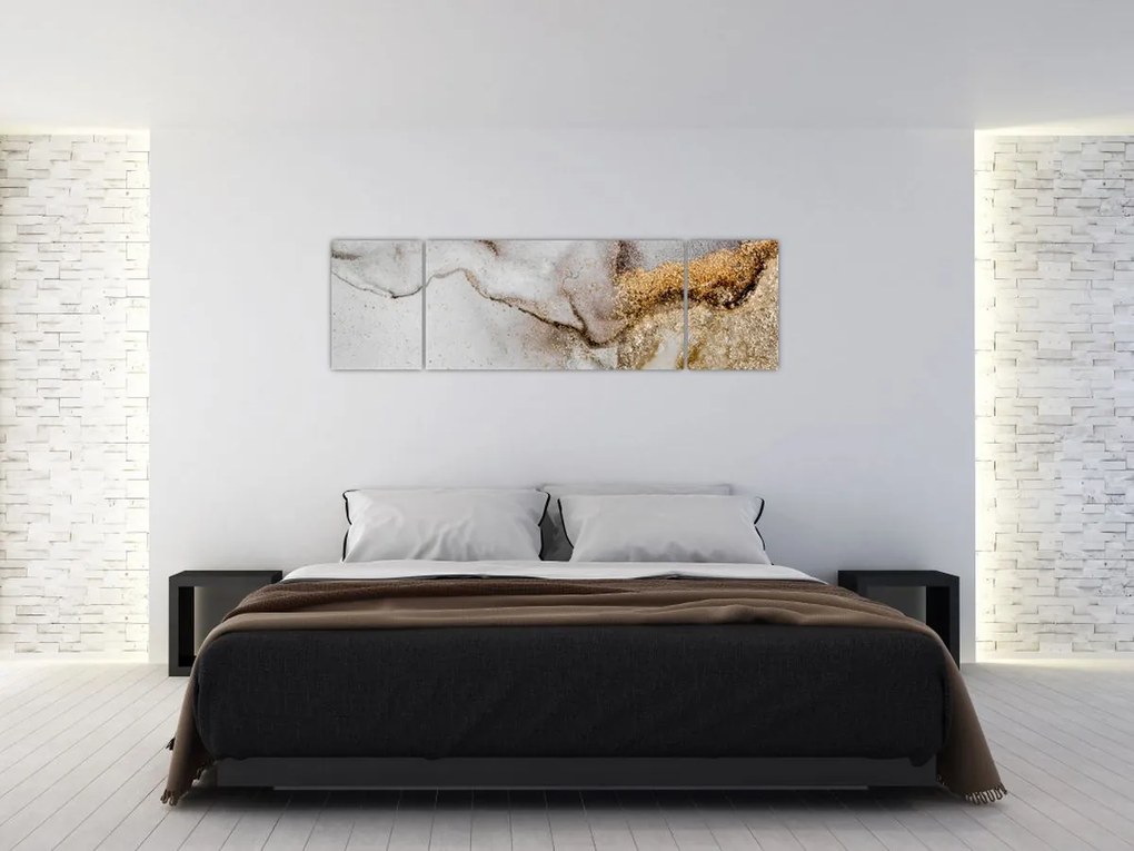Obraz - Atrament marmurkowy (170x50 cm)