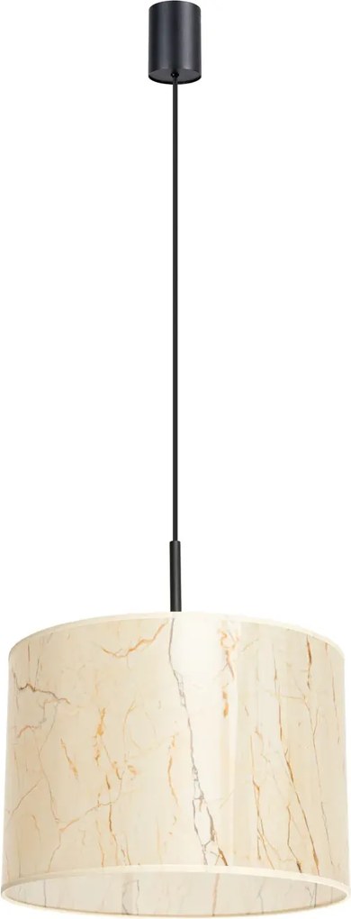 Stylowa lampa wisząca beżowy marmur -  M161-Lawezo