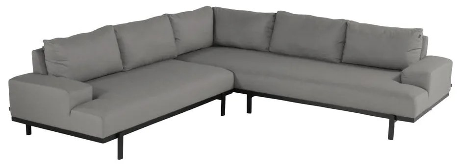 Szara sofa ogrodowa (lewostronna) Lucas − Hartman