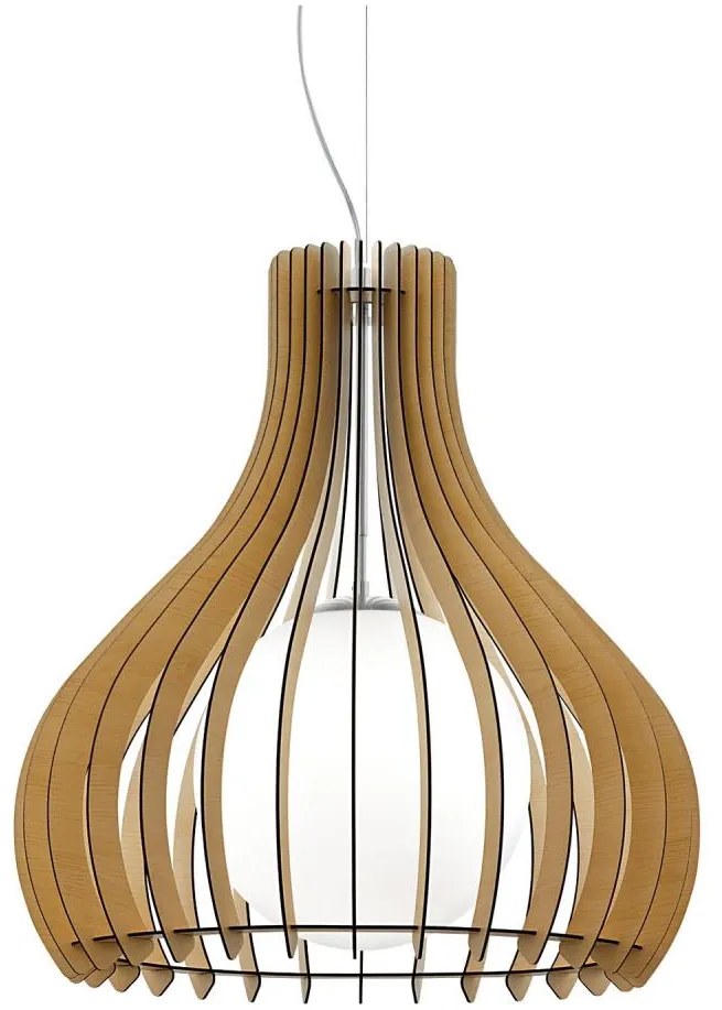 Eglo 96215 - Żyrandol TINDORI 1xE27/60W/230V