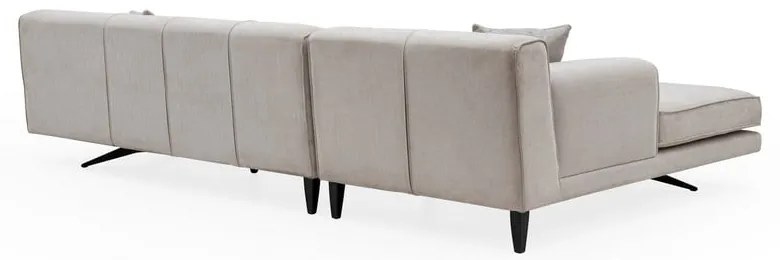 Beżowa sofa narożna Artie Jivago, narożnik lewy