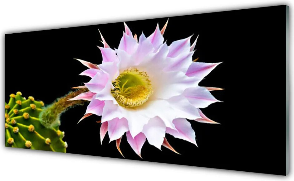 Dekor Szklany do Kuchni Eteryczna Ozdoba Kwiatowa