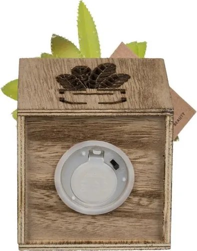 Sztuczna roślina w doniczce z oświetleniem LED 7,5x15 cm