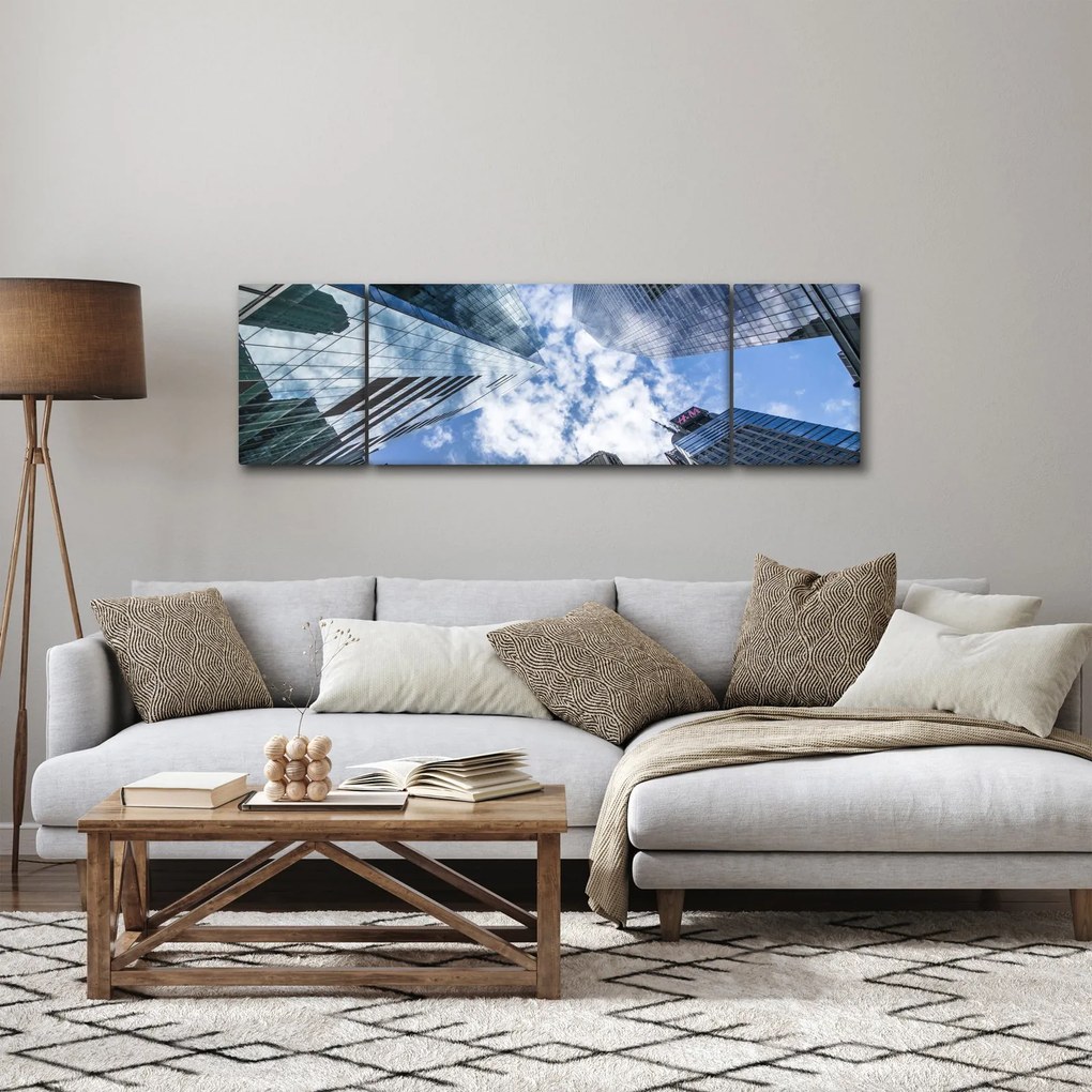 Obraz drapaczy chmur (170x50 cm)