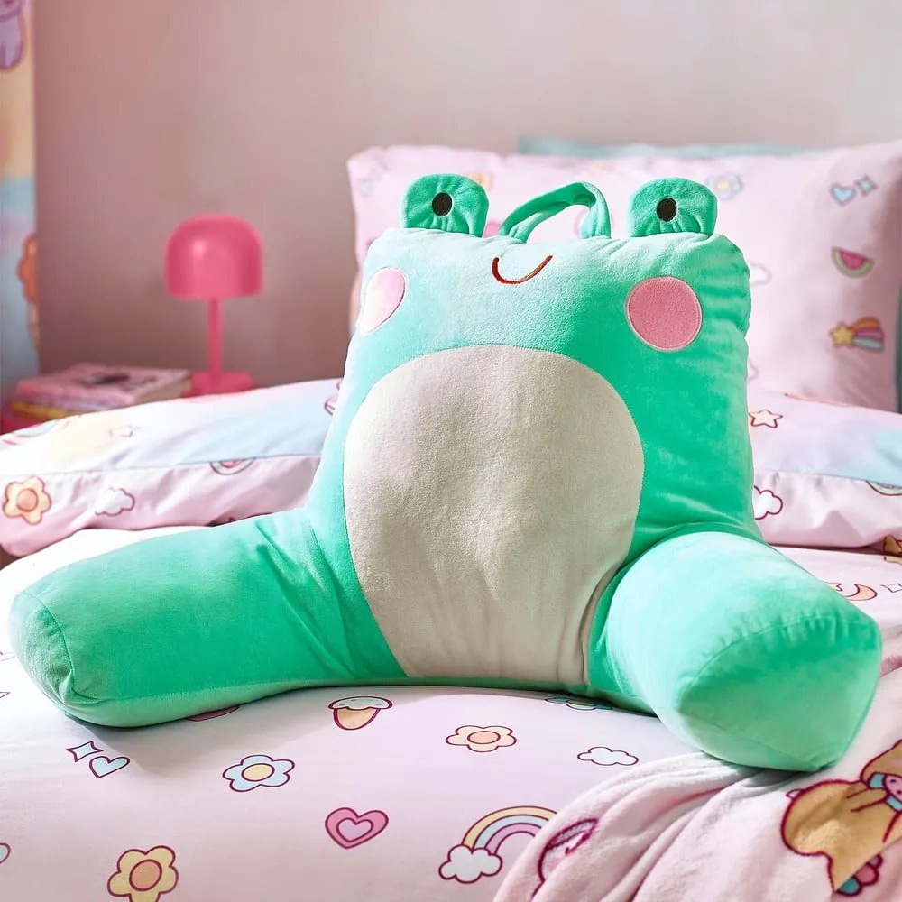 Poduszka pod plecy 60x25 cm Fran the Frog – Catherine Lansfield