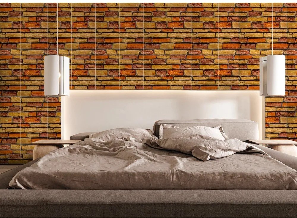 Płytki samoprzylepne zestaw na ścianę 6 szt. 30x60 cm Brick Wall – SP TREND