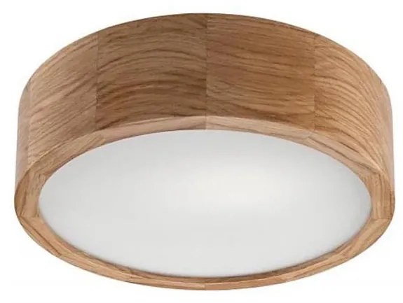 Lampa sufitowa OAK 1xE27/60W/230V dąb ø 27,5 cm - FSC certyfikowano