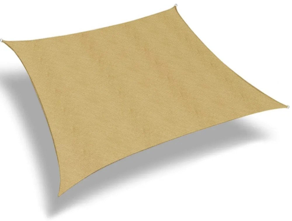 Plandeka przeciwsłoneczna SHADOW 5 x 5 m, kwadratowa, beżowa