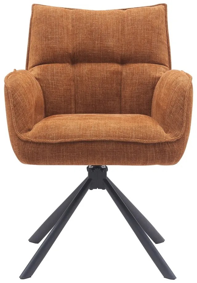 Pomarańczowe krzesła zestaw 2 szt. Marilla – Unique Furniture