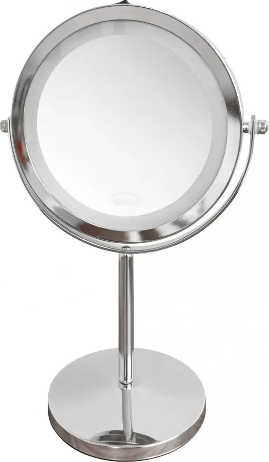 Lusterko Do Makijażu PREMIUM Kosmetyczne POWIĘKSZAJĄCE 10X Podświetlane LED