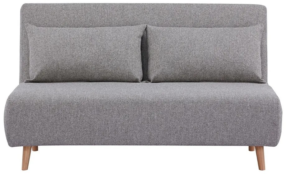 Szara rozkładana sofa 140 cm Marlow – House Nordic