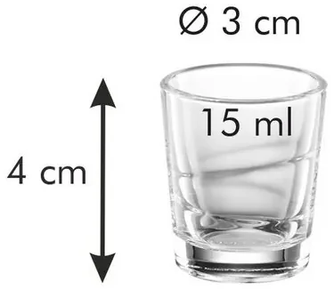 Tescoma 6-częściowy zestaw małych kieliszków myDRINK 15 ml, S