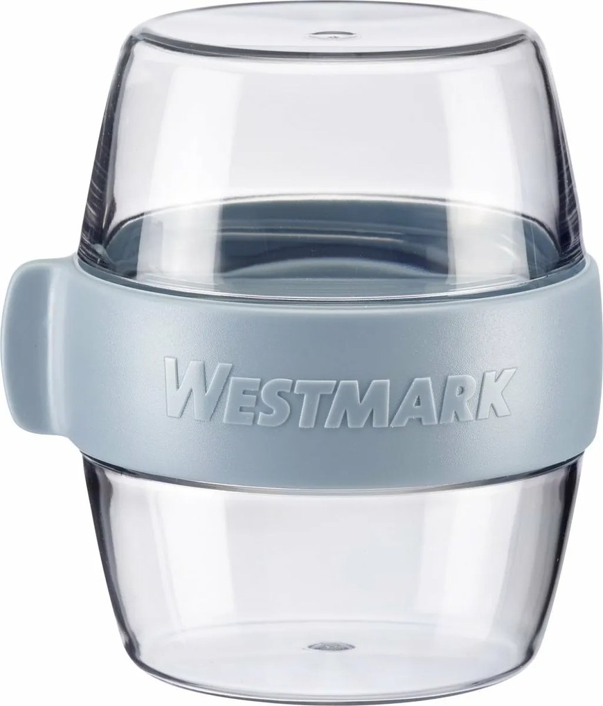 Westmark Dwuczęściowy pojemnik na przekąski MINI, 400 ml, niebieski, S