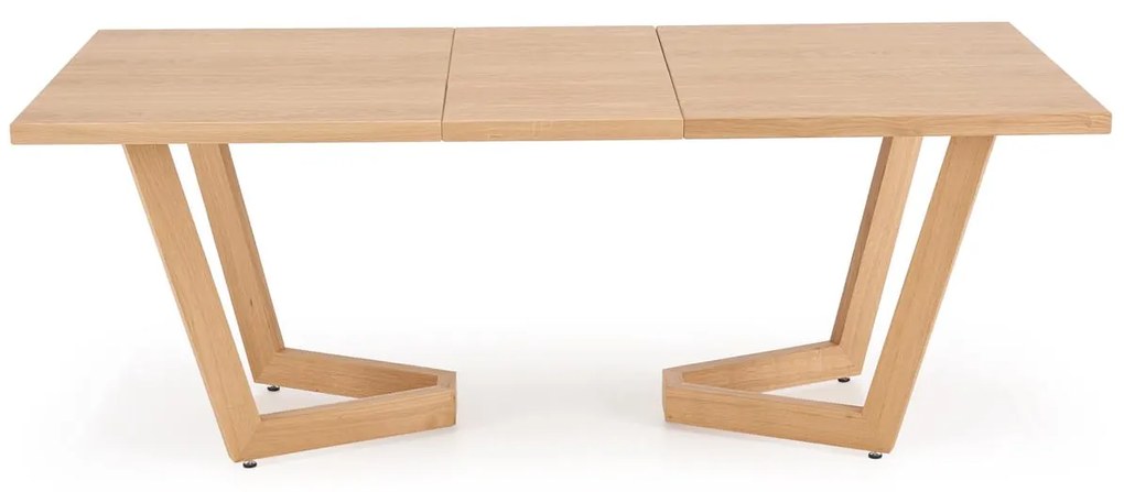 MASSIVE 3 stół rozkładany 160-250x90x77 cm dąb naturalny 6-10 osobowy