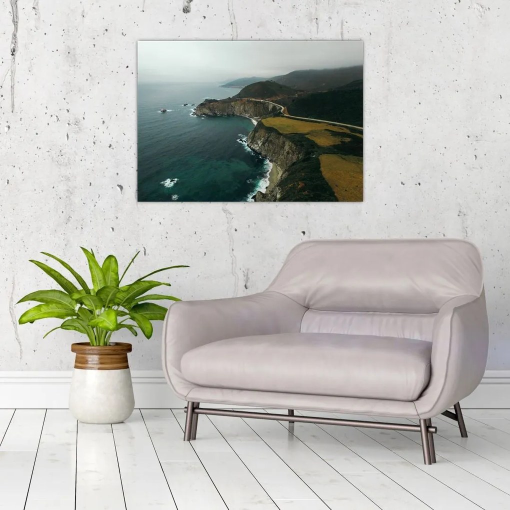 Obraz - Klif w oceanie (70x50 cm)