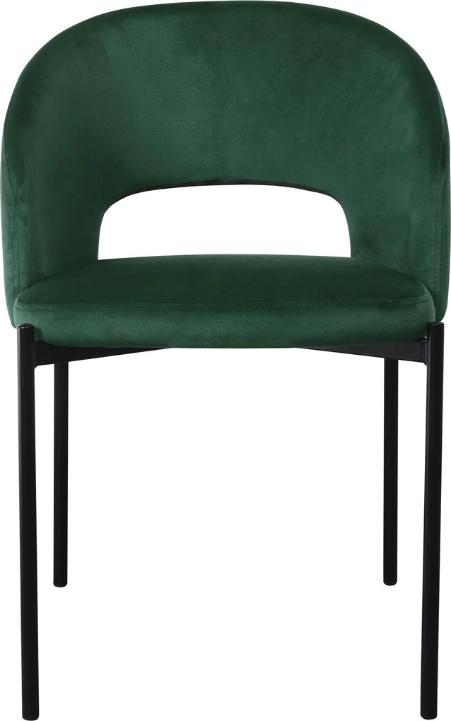 Krzesło do jadalni z tkaniny aksamitnej K455