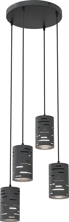 Czarna lampa wisząca w stylu loftowym - D148 H8-N91