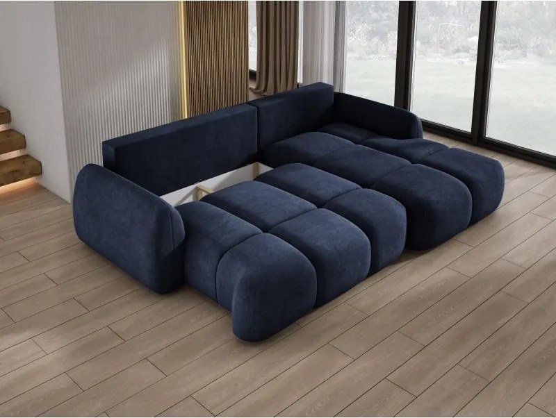 Narożnik COCO WIND z funkcją spania poduszkami i pojemnikiem CLOUD 79 WERSAL