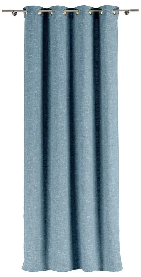 Niebieska zasłona 140x245 cm Riva – Mendola Fabrics