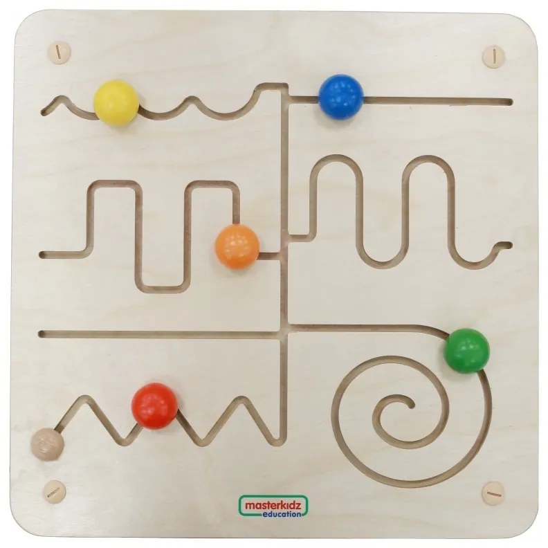Masterkidz tablica edukacyjna labirynt montessori