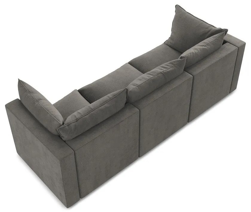 Ciemnoszara sofa 255 cm Manao – Makamii