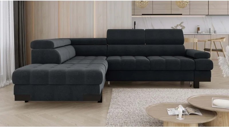 Narożnik SELVA L z funkcją spania i pojemnikiem WERSAL